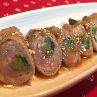 お弁当にも！水菜の簡単豚肉巻き